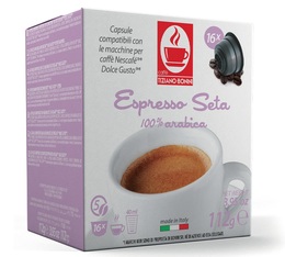 16 Capsules Nescafe® Dolce Gusto® compatibles Espresso Seta - CAFFE BONINI 