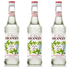Sirop Monin - Mojito Mint (sans alcool) - 3 x 70 cl