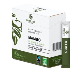  25 sticks café soluble Mambo GREEN LION COFFEE