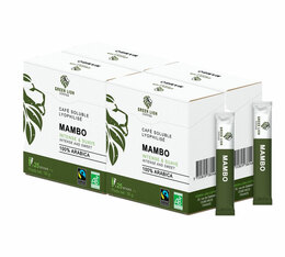 100 sticks café soluble Mambo pour professionnels - GREEN LION COFFEE