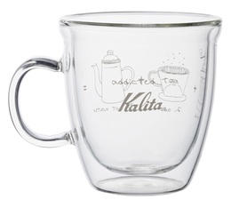 Kalita double-wall glass for hot drinks - 240ml / S size