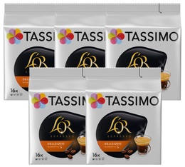 Pack 80 dosettes L'Or Espresso Delizioso - TASSIMO 