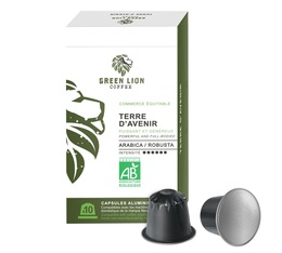 100 Capsules Bio Terre d'avenir - Nespresso® compatible - GREEN LION COFFEE
