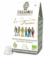 La Signature des Terra-trotteurs Bio - 300 Capsules Café Home Compost pour compatible Nespresso®