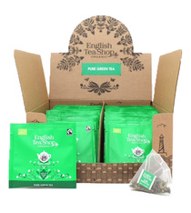 Thé vert bio fairtrade - 50 sachets Pyramides individuels - English Tea Shop