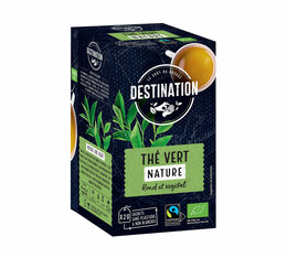 Thé vert bio nature - 20 sachets fraicheur - Destination