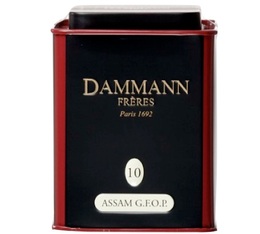 Dammann Frères - N°10 Assam GFOP black tea - 100g tin of loose leaf tea