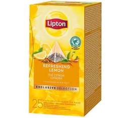 Thé noir Citron - 25 sachets pyramides - Exclusive Selection - Lipton