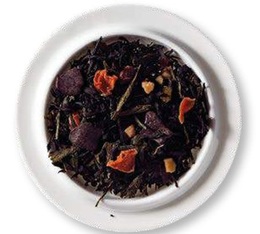 Thé vert et noir en vrac Dimanche Gourmand - 100g - Comptoir Français du thé