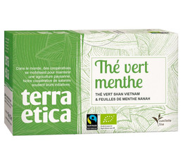 Mint green tea - 20 tea bags. - Terra Etica