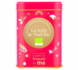 Thé Noir Bio - La Forêt de Noël - vrac boîte 90 g - COMPTOIR FRANÇAIS DU THÉ