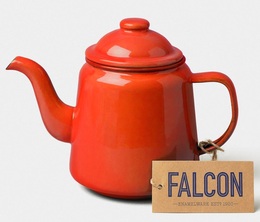 Falcon Enamelwear - Pillarbox red enamel Teapot - 1L