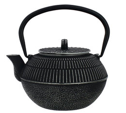 1.2L Myoko black cast-iron teapot - Chinese cast iron + free gift