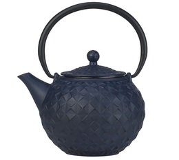 Cosy & Trendy 'Sakai' blue cast-iron teapot with infuser + Free Tea