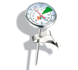 Thermomètre à lait à cadran Motta (+ fixation)