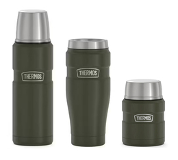 Pack isotherme (Bouteille - Mug - Lunch Box) Army Green 47cl - THERMOS