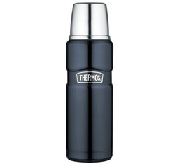 Thermos King Midnight Blue stainless steel insulated bottle - 47cl