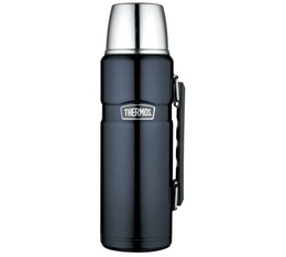 Thermos King Stainless Steel Insulated Flask Dark Blue - 1.2L