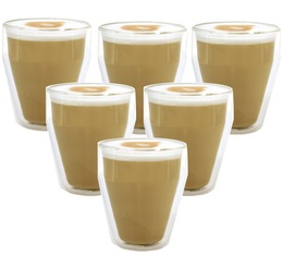Bodum Set of 6 Small Double Wall Titlis Glasses - 25cl