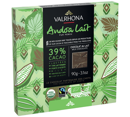 Coffret Chocolat Andoa lait 18 carrés 39% - VALRHONA