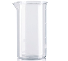 Spare glass beaker compatible with Bodum 3-cup (350ml) French Press coffee maker.