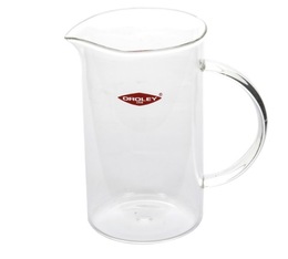 Spare glass beaker for Oroley Spezia 6-cup French Press coffee maker.