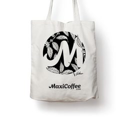 100% organic cotton Tote Bag - MaxiCoffee