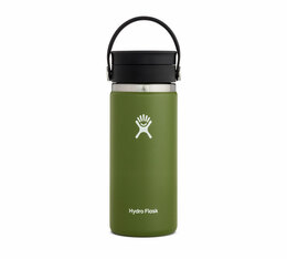 Bouteille isotherme HYDROFLASK Wide Mouth Flex Sip Lid - Olive 47 cl