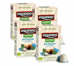 40 capsules Déca bio - compatibles Nespresso® - OQUENDO