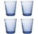 Duralex Picardie Marine Water Traditional Tumbler Glasses Pack of 4 - 27,5 cl