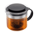 Black BISTRO NOUVEAU teapot with acrylic filter - 1L - Bodum