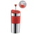 Mug isotherme inox Travel Press 35 cl rouge - 2 couvercles (Piston & Clapet) - Bodum