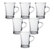 DURALEX Amalfi glass cups with handle - 6 x 170ml