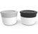 Monbento Temple sauce containers x2 (cotton grey & black)