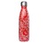 Bouteille isotherme inox rouge 50 cl - Flowers - QWETCH
