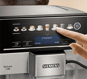 Expresso broyeur Siemens EQ6 + S700 interface