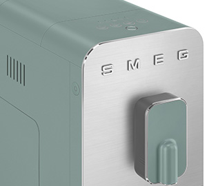 Expresso broyeur SMEG vert émeraude interface