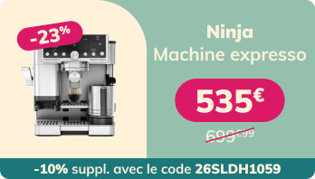 Machine expresso NINJA ES701EU Luxe avec tamper intégré