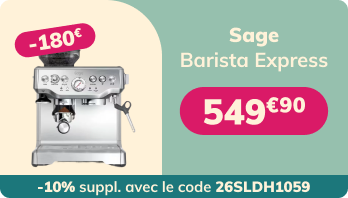 Machine expresso SAGE Barista Express SES875BSS2EEU1A inox brossé