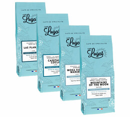 Cafés Lugat Coffee Beans Pure Origin Discovery Pack - 4 x 250g