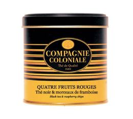 Luxury Quatre Fruits Rouges Black Tea - 120g loose leaf tea in tin - Compagnie Coloniale