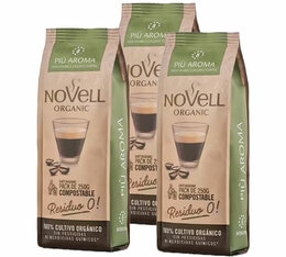 Novell Coffee Beans Organic Più Aroma - 3 x 250g