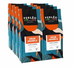 Perleo Espresso Coffee Beans Gran Arabica Blend - 8 x 1kg