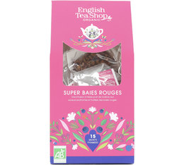 English Tea Shop Organic Super Berries Hibiscus Tea - 15 tea bags