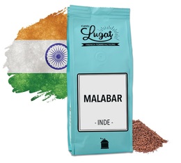 Ground coffee: India - Malabar - 250 g - Cafés Lugat
