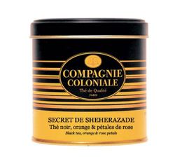 Luxury Secret de Shéhérazade flavoured Black Tea - 130g loose leaf tea in tin - Compagnie Coloniale