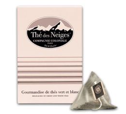 'Thé des neiges' flavoured white tea - 25 pyramid bags - Compagnie Coloniale