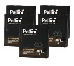 Pellini Espresso Gusto Bar 'n°1 Vellutato' ground coffee - 10x250g