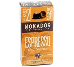 Mokador Castellari 'Cremoso' Nepresso® compatible pods x 10