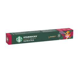 STARBUCKS by Nespresso® Sumatra x 10 coffee pods